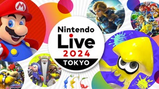 Nintendo Live Tokyo 2024 logo featuring various characters including Mario and Link.