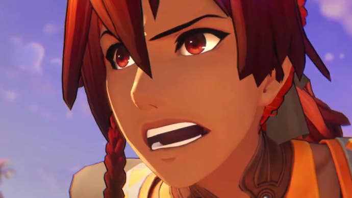 Edge of Memories screenshot showing a character leaning towards the camera.