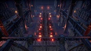 A castle full of furnaces is shown in V Rising