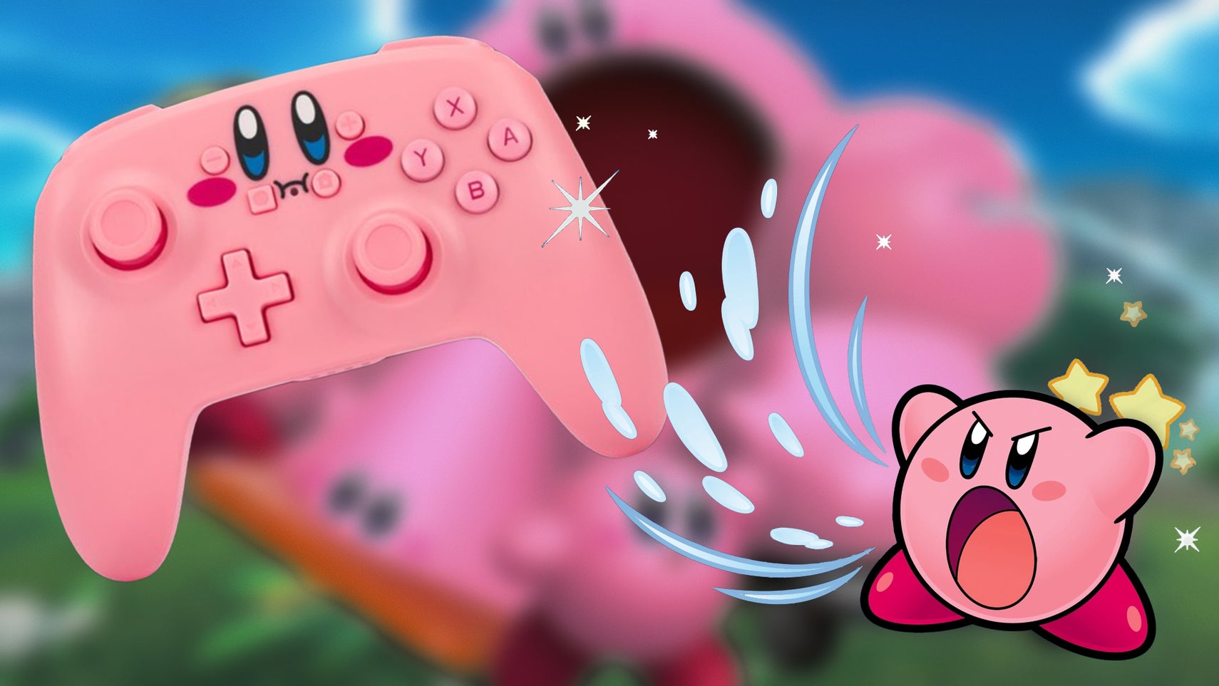 Here’s a new Kirby Wireless Switch Controller from Power A for your collection - 1