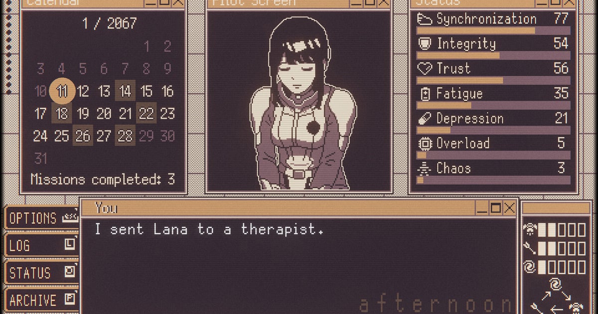 Raise up a mech pilot and make sure she doesn't get Evangelion-level depressed in the sci-fi visual novel Valkyrie Iteration: Mecha Pilot Raising Pocket Simulator