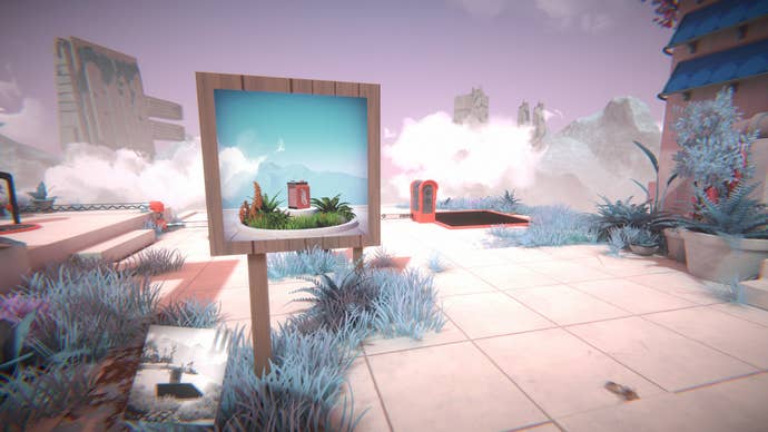 Viewfinder - a lined-up photo of a battery