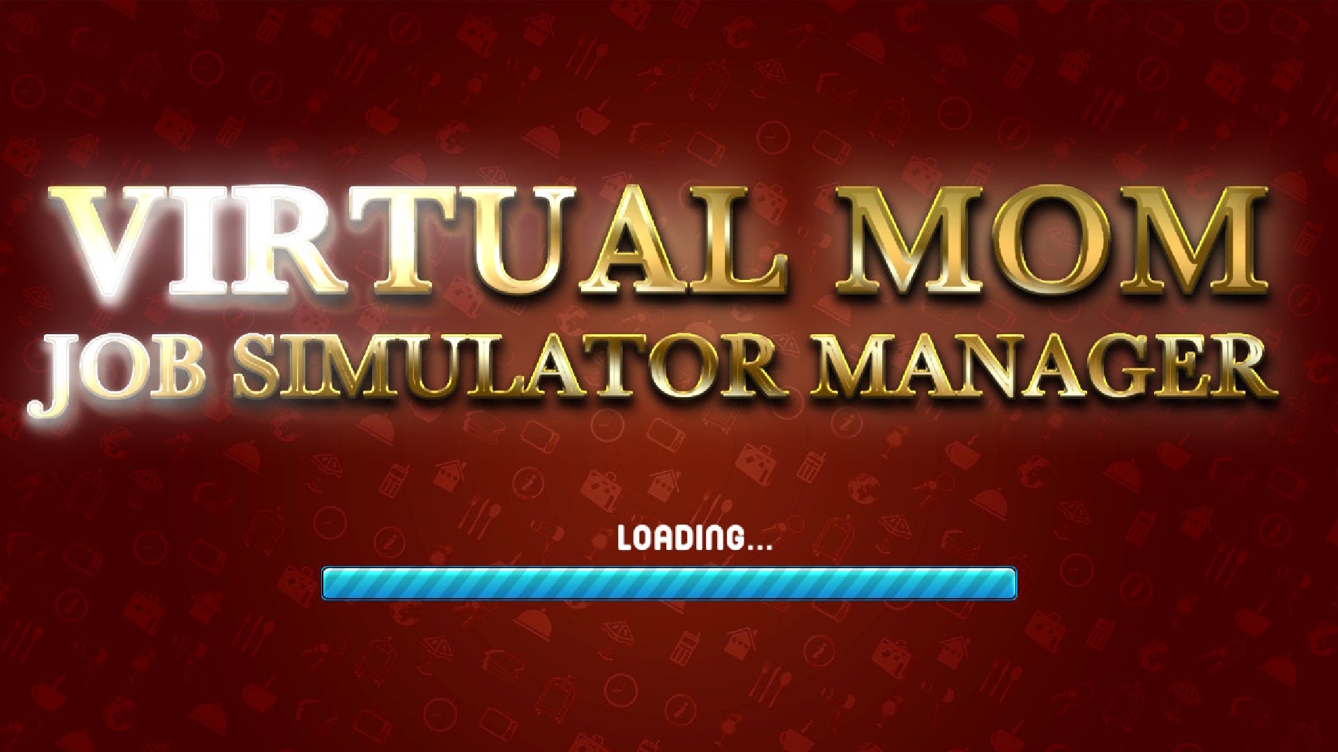 Virtual Mom simulator title/loading screen - 1