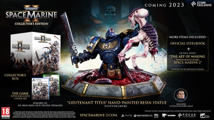 Die Collector's Edition von Warhammer 40.000: Space Marine 2.