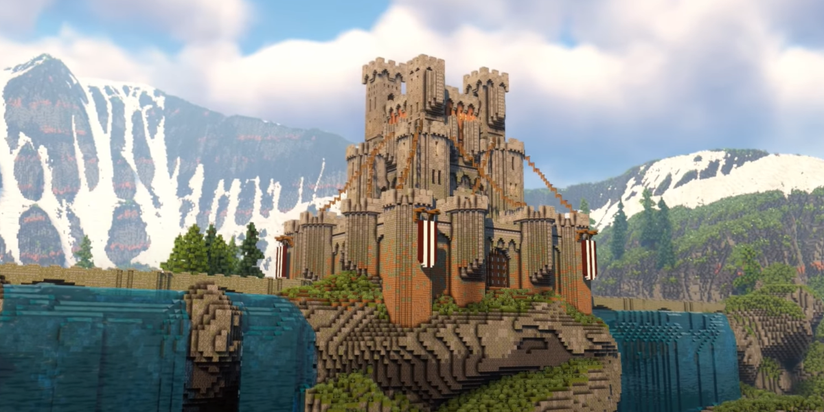 Medieval Castle Layout Minecraft