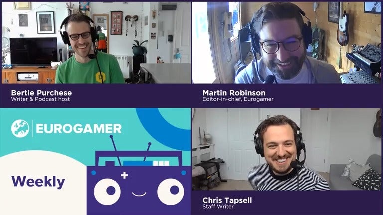 Bertie, Martin and Chris Tapsell all smile on a call together after Bertie cracks another of his hilarious jokes.