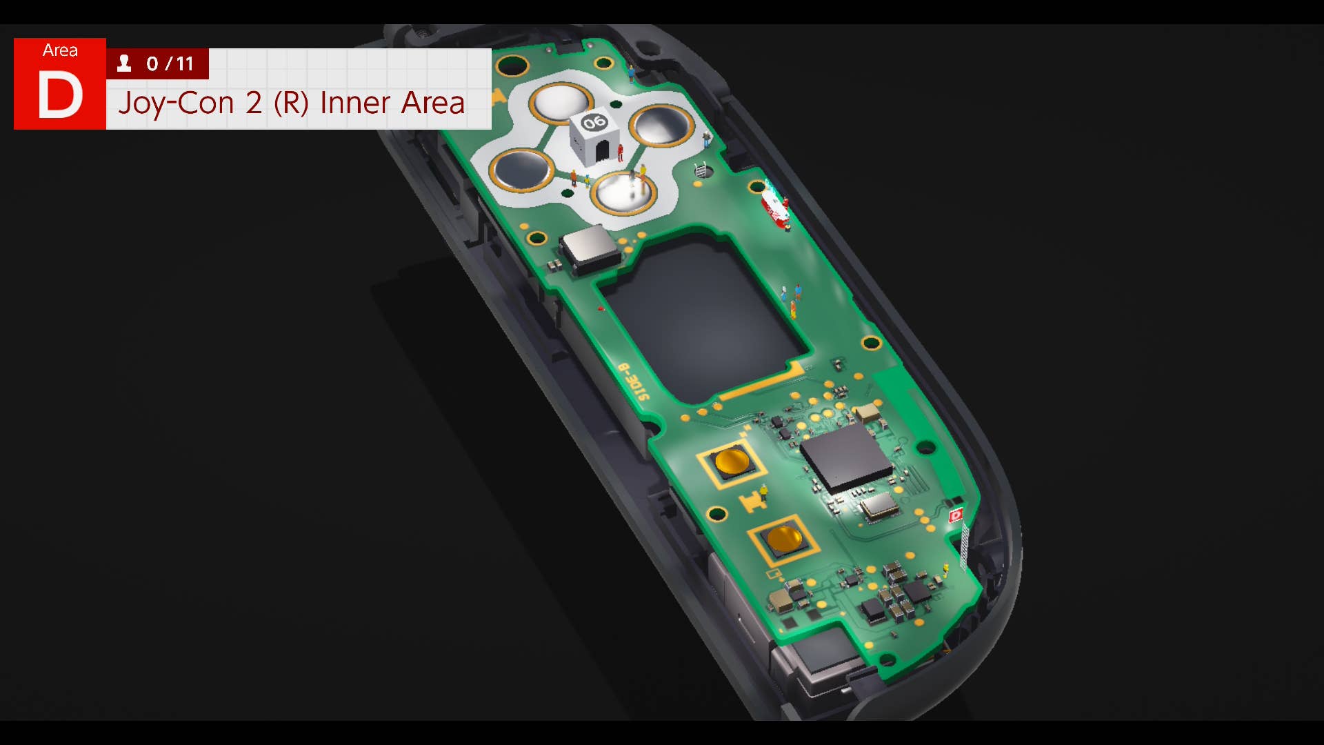 Inside a Joy-Con in Welcome Tour.