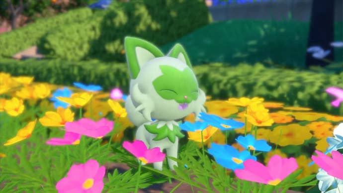 Pokémon species Sprigatito.