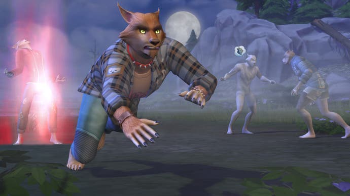 Werwölfe in Die Sims 4.
