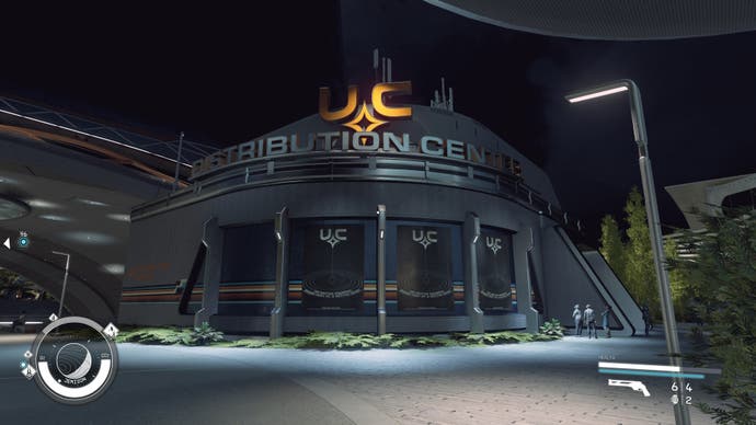 first person view of uc distribution center