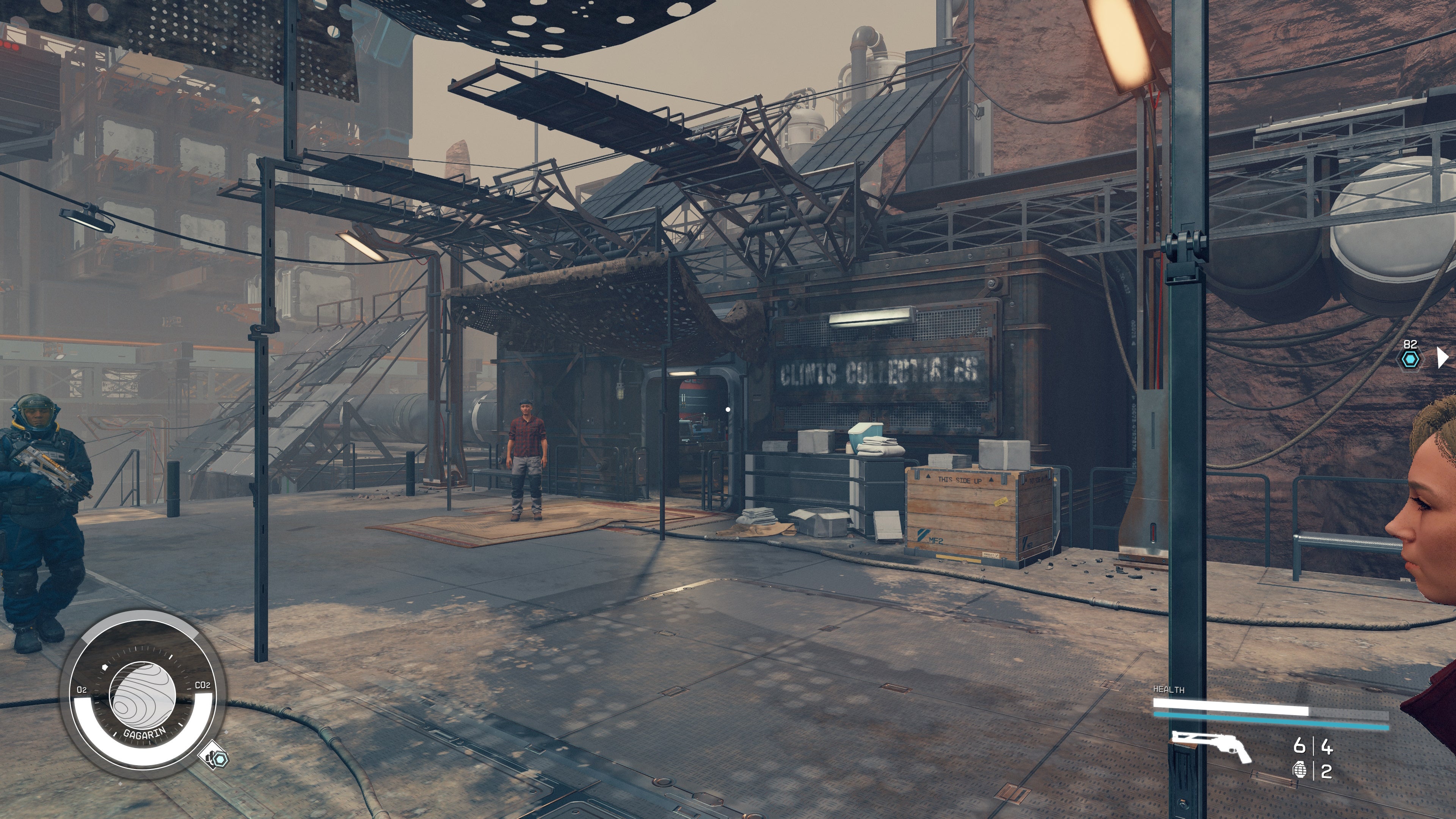 first person view of gargarin shop