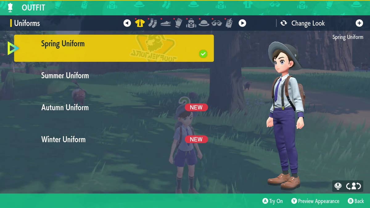 How to change clothes in Pokémon Scarlet and Violet, including