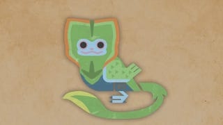 Artwork from the Field Guide of a Dapperwing in Monster Hunter Wilds.