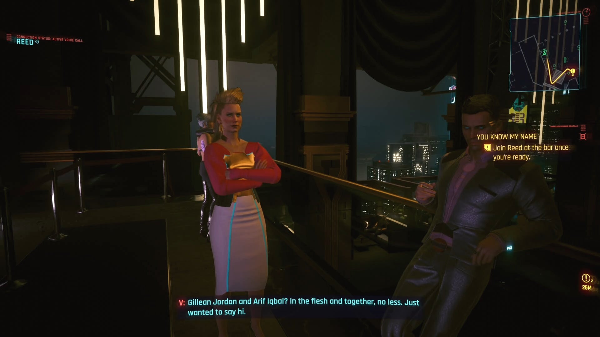 first person view of speaking with medias at black diamond party