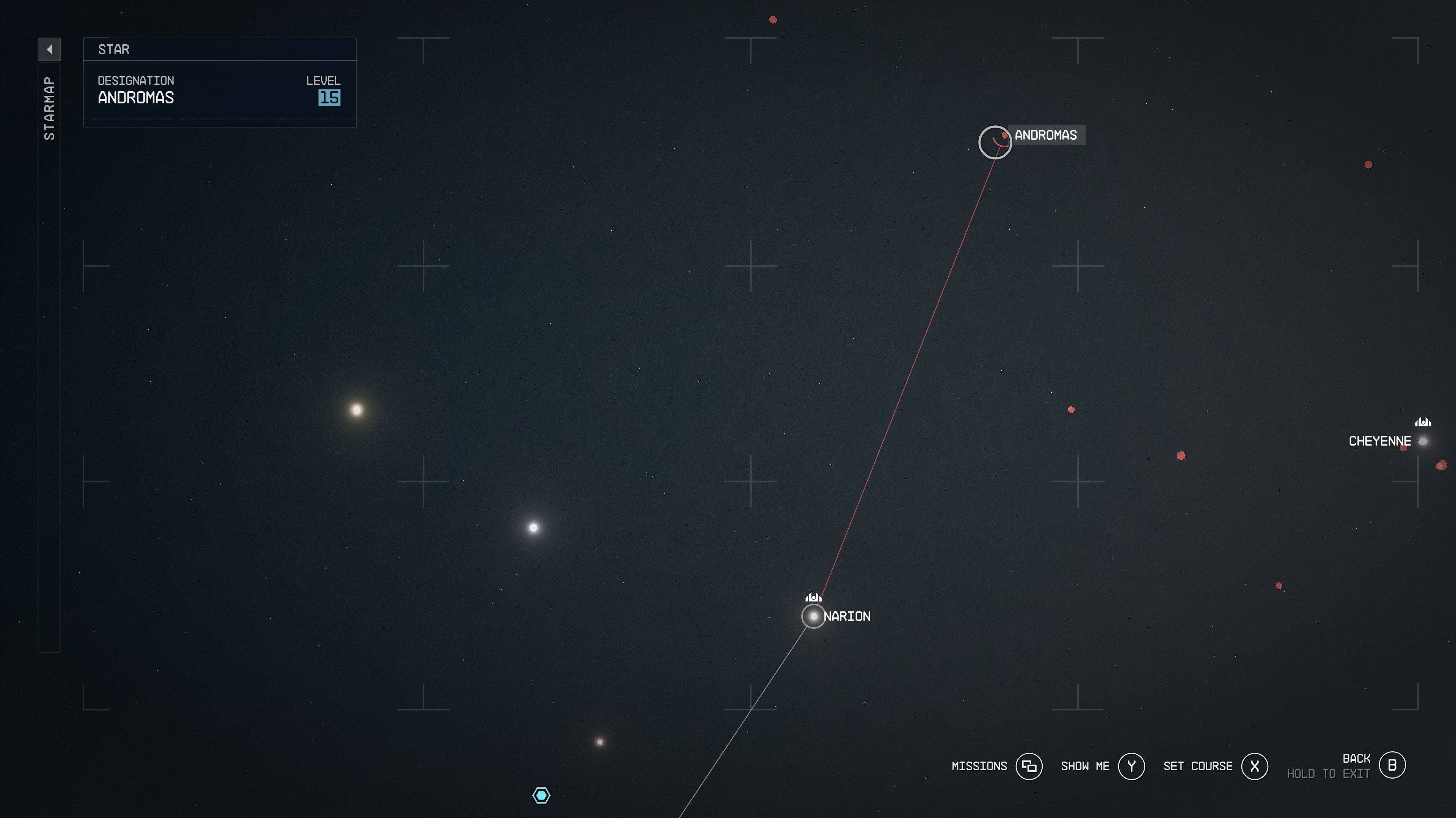 starmap view of systems