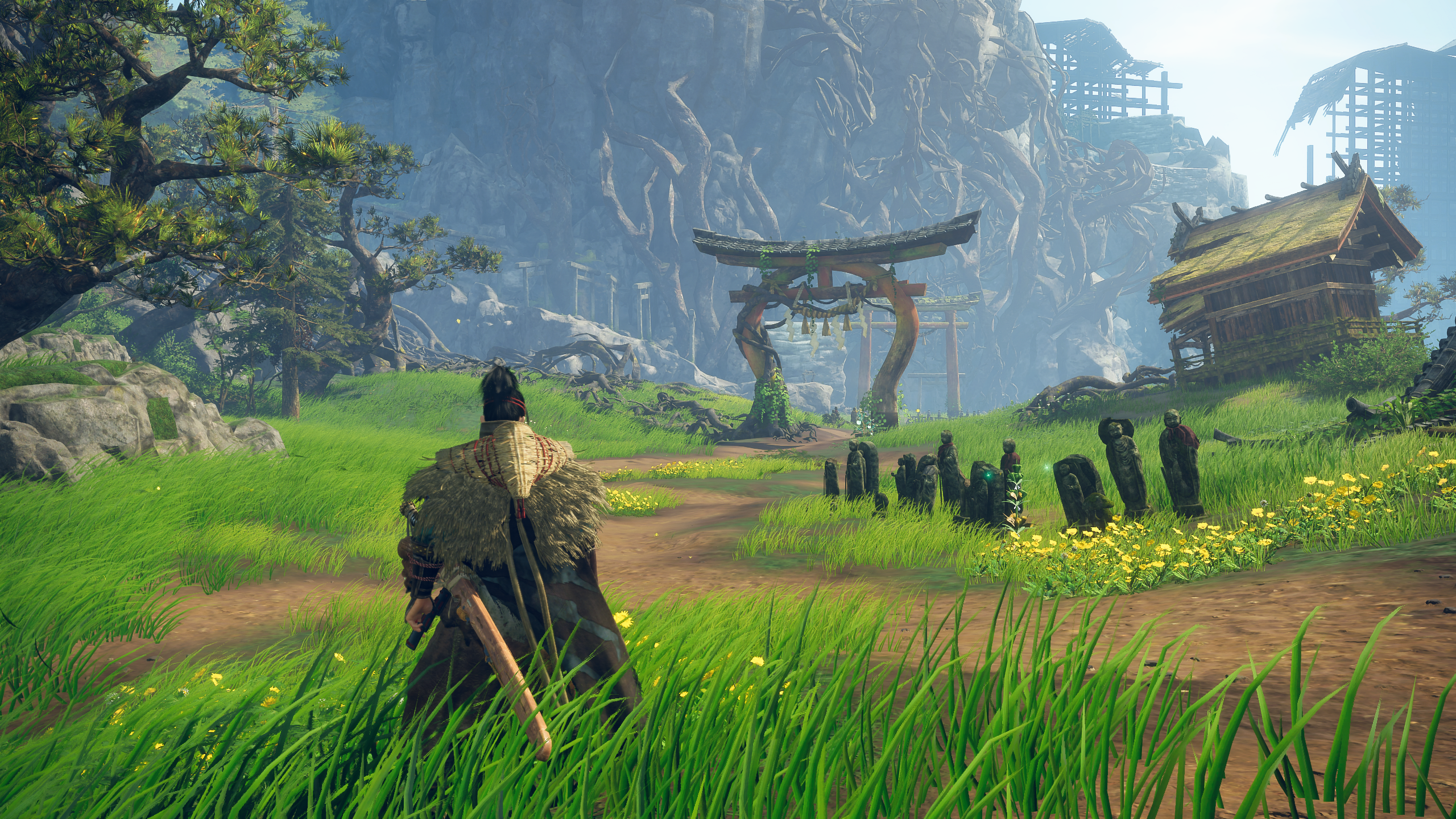 Wild Hearts running on PC using the Highest graphics preset.