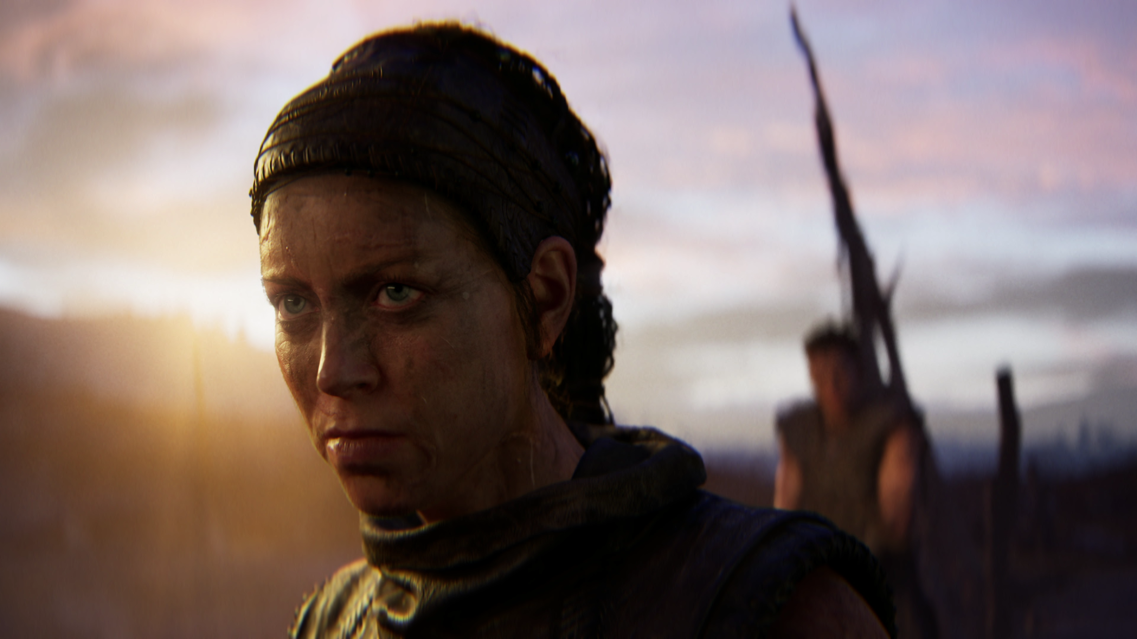 Senua&rsquo;s Sacrifice: Hellblade 2 running in 16:9 showing Senua