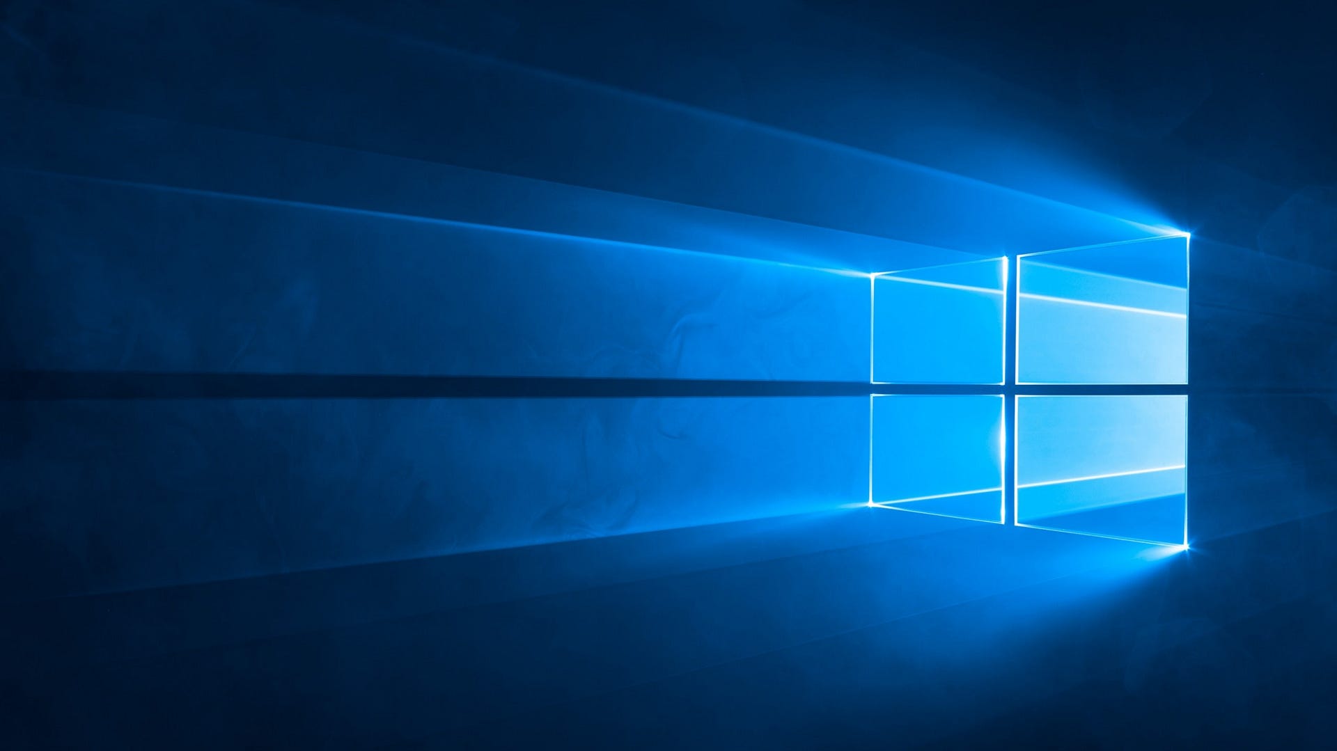 The default Windows 10 desktop image.