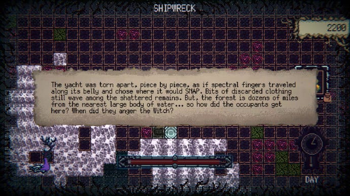 A note about a shipwreck in Witch Strandings