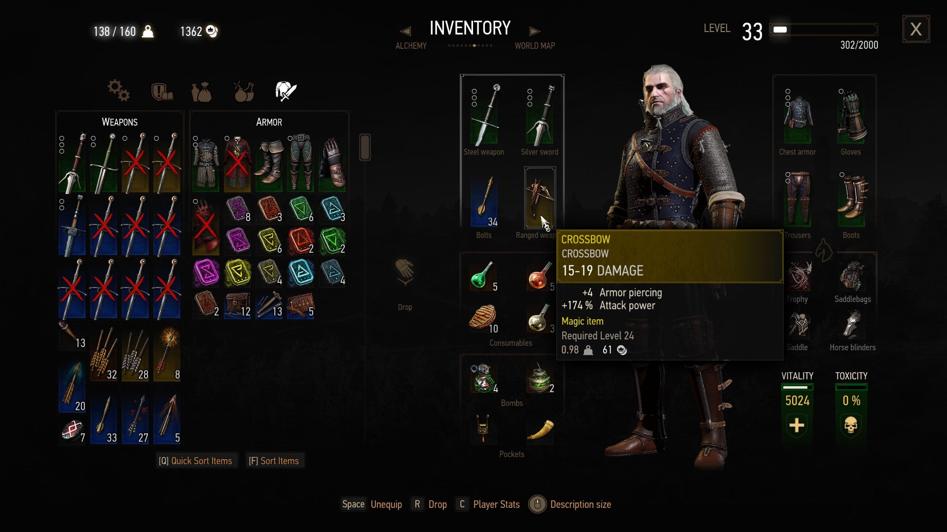The Witcher 3: How to equip and use the Crossbow | VG247