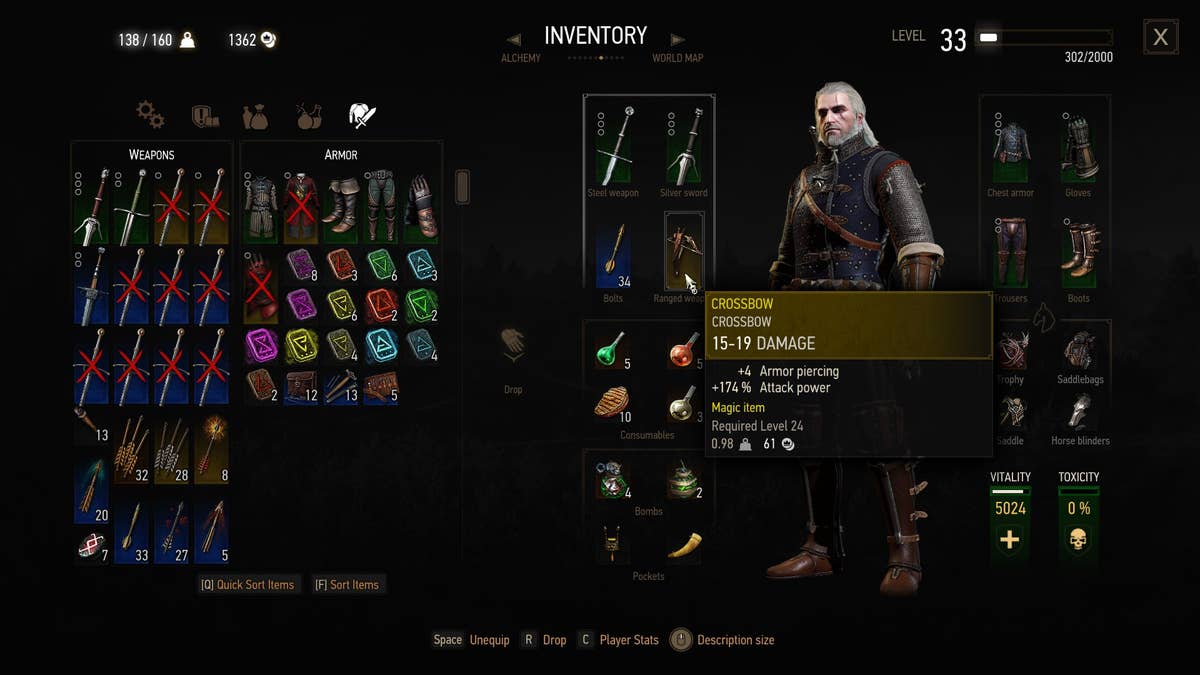 The Witcher 3: How to equip and use the Crossbow | VG247