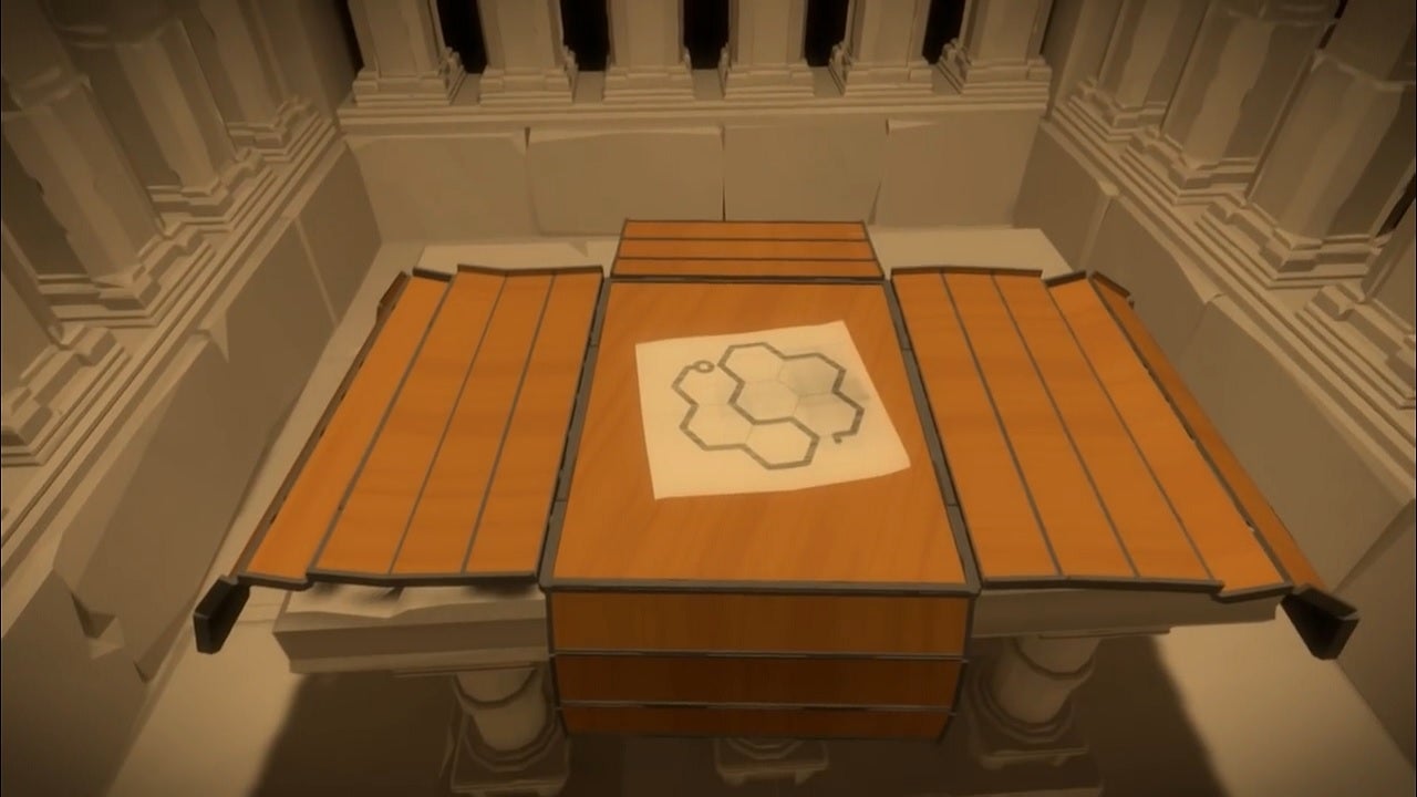 The Witness - Windmill Movie Theater Hexagon Puzzle Solutions | VG247