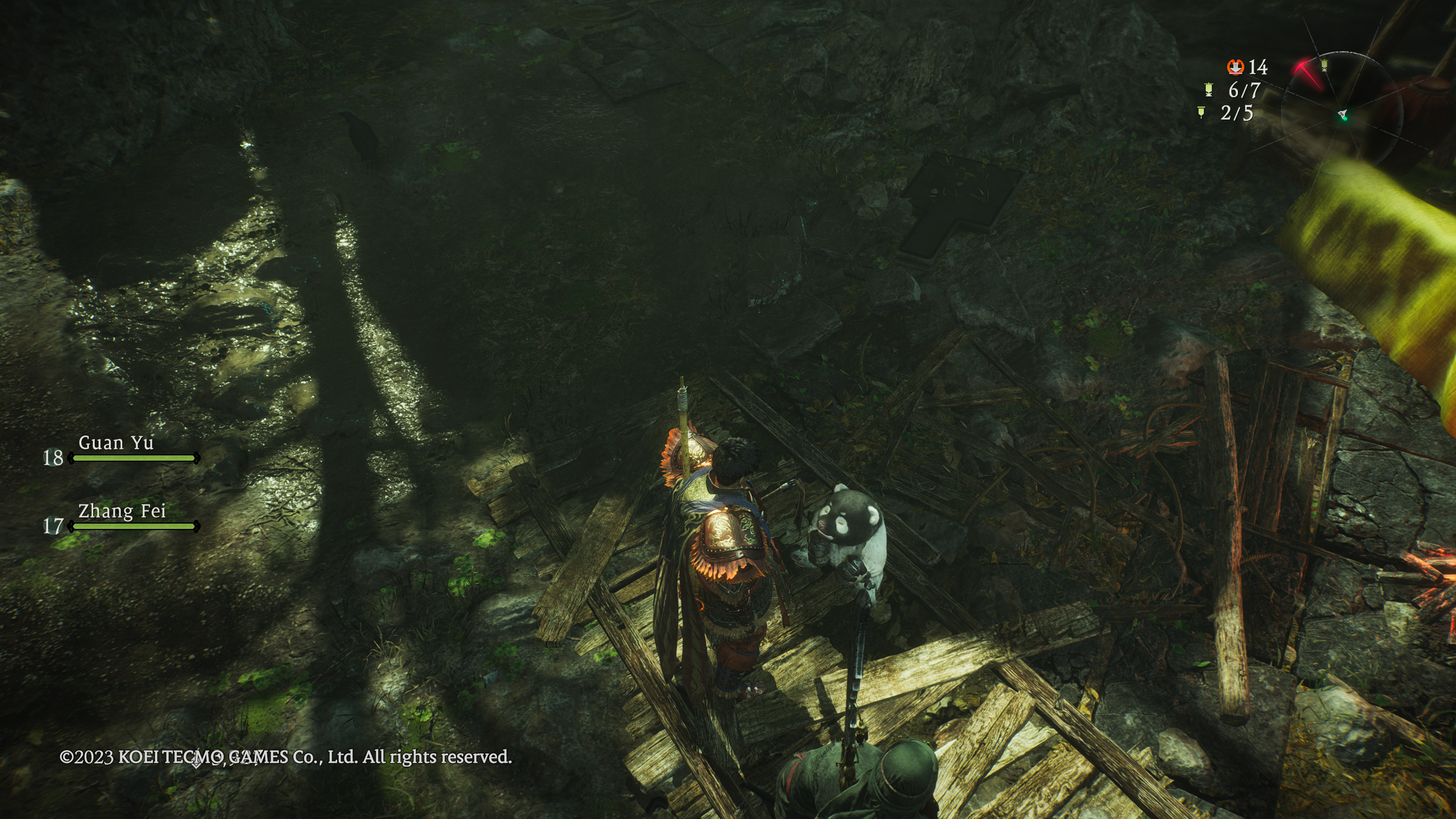 Wo Long Fallen Dynasty - talking to a weird little panda