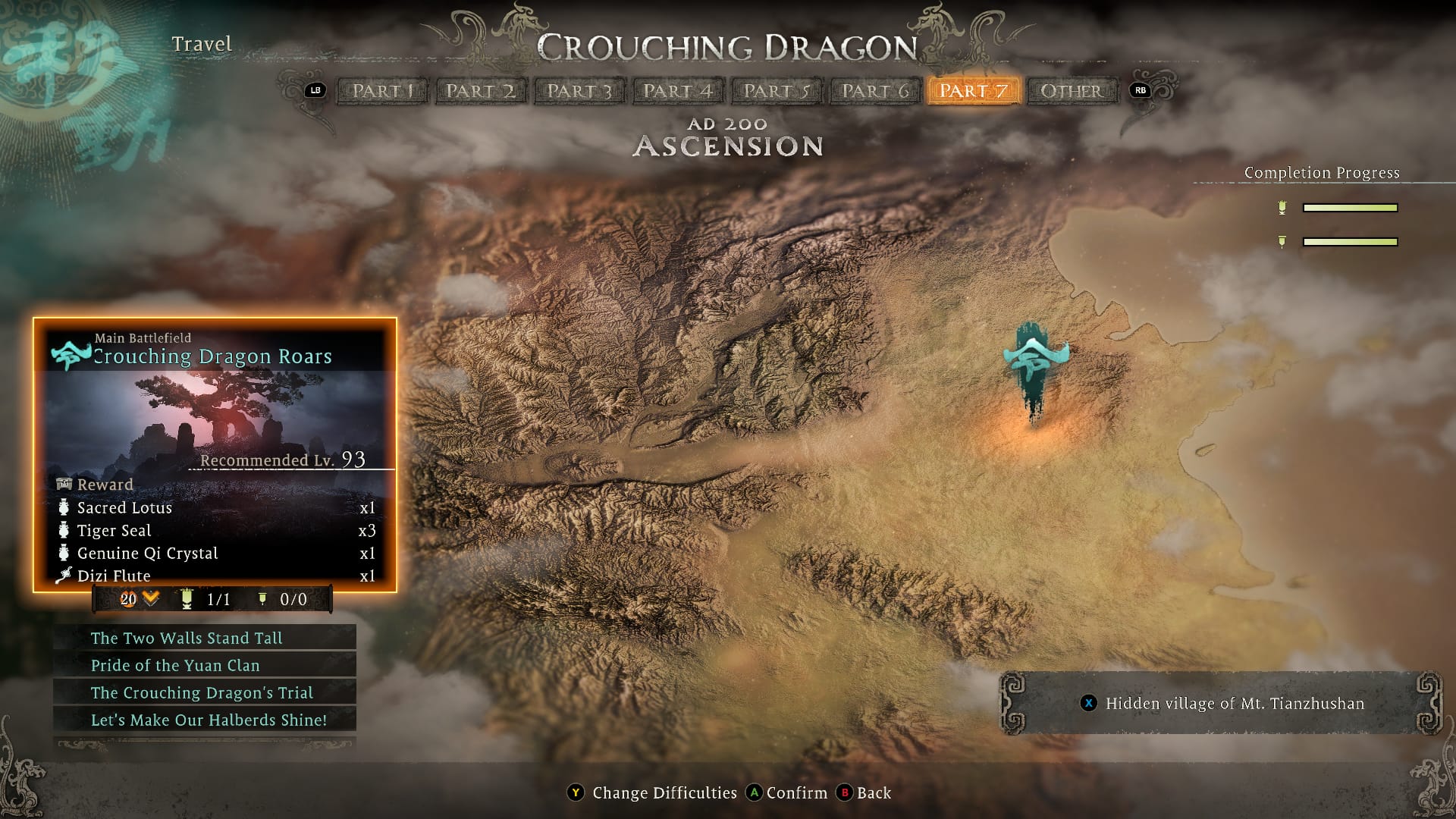 Wo Long New Game Plus: How to begin Rising Dragon difficulty and how to get 5 - 3