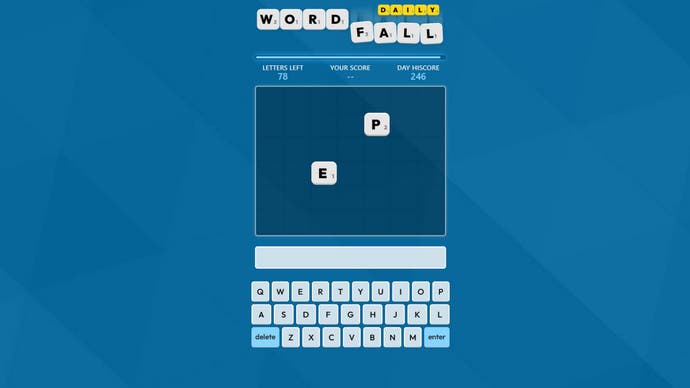 WordFall kreuzt Scrabble mit Tetris und ihr könnt es kostenlos spielen