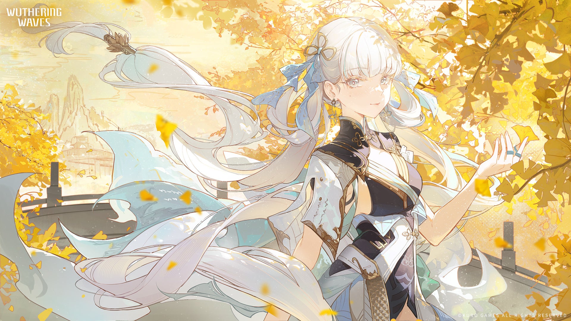 Promotional artwork for Wuthering Waves' five-star Resonator, Jinhsi, is shown - 5