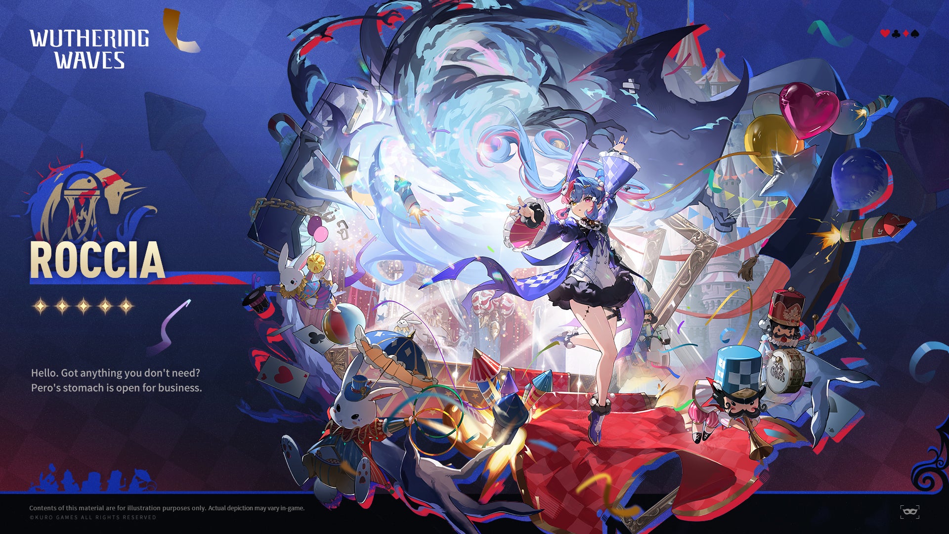 Promotional artwork for Wuthering Waves' five-star Resonator, Roccia, is shown - 18