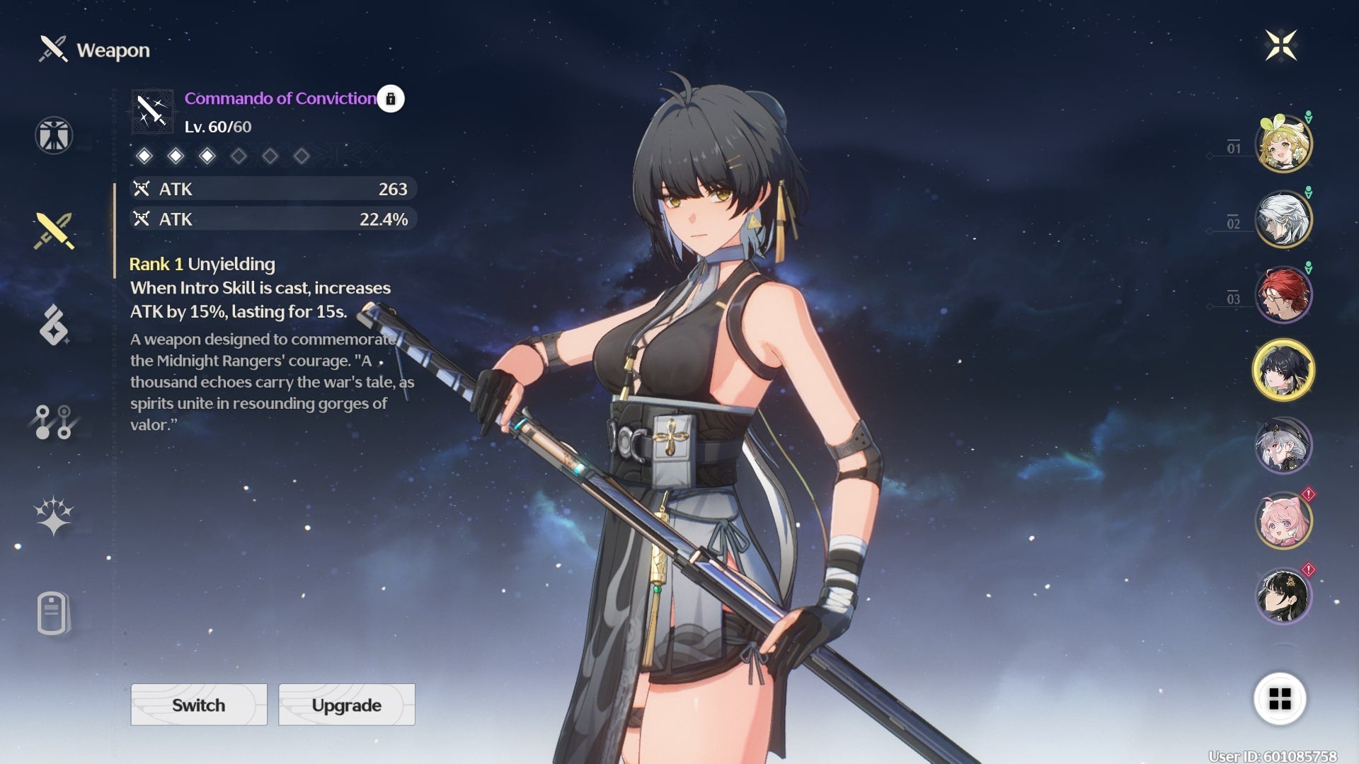 Havoc Rover&rsquo;s weapon - Commando of Conviction - is shown in Wuthering Waves