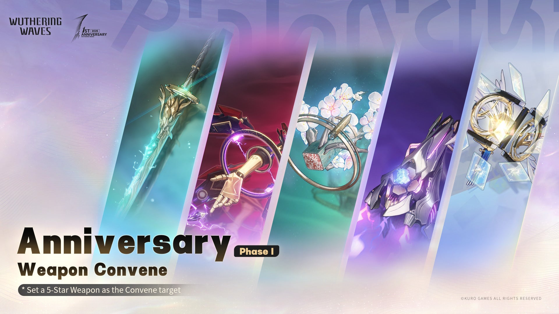 Anniversary weapon Convene in version 2.3 of Wuthering Waves.