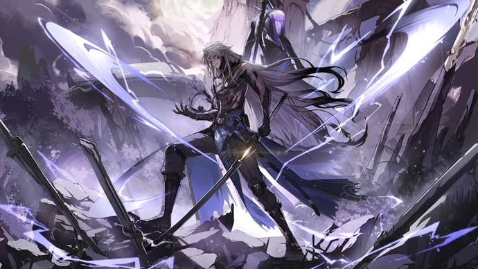 Calcharo’s splash artwork from Wuthering Waves.