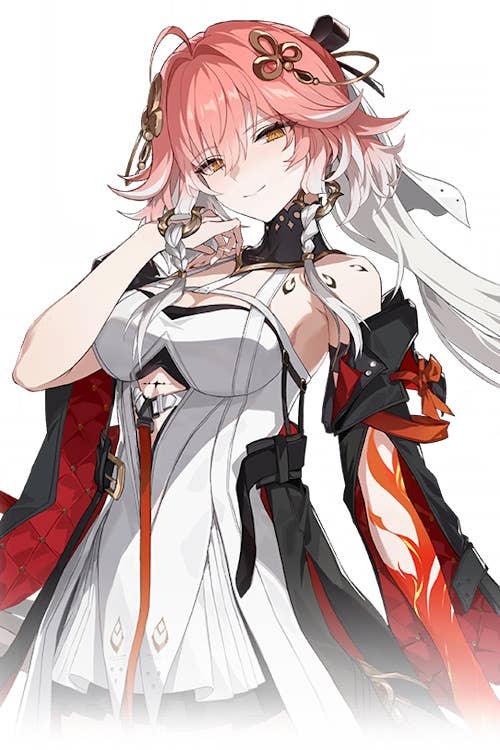 Cropped art of Changli from Wuthering Waves posing.