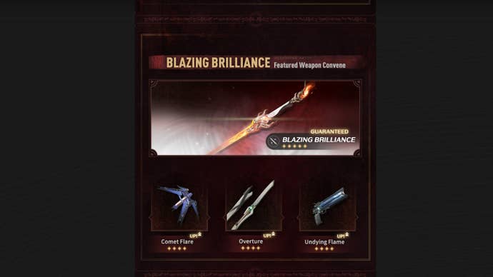 Wuthering Waves 1.1 weapon details for Changli’s weapon Banner.