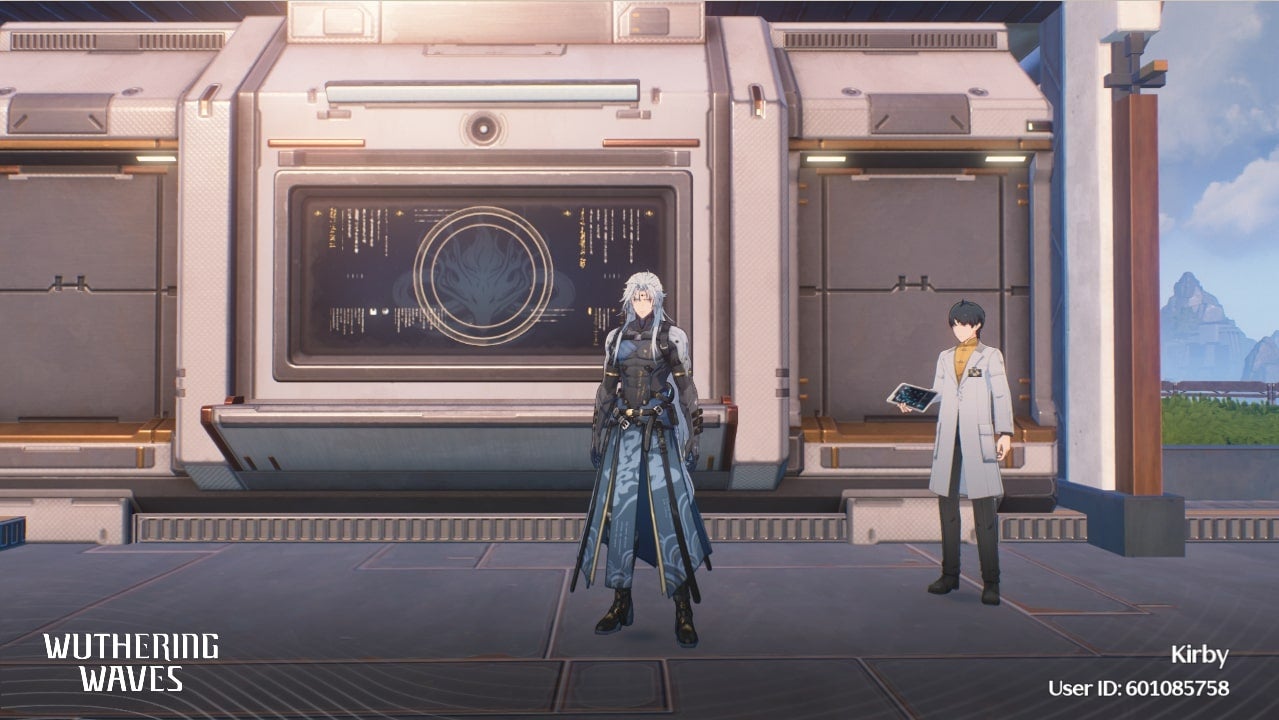 Calcharo stands in front of the Synthesizer in Wuthering Waves - 1