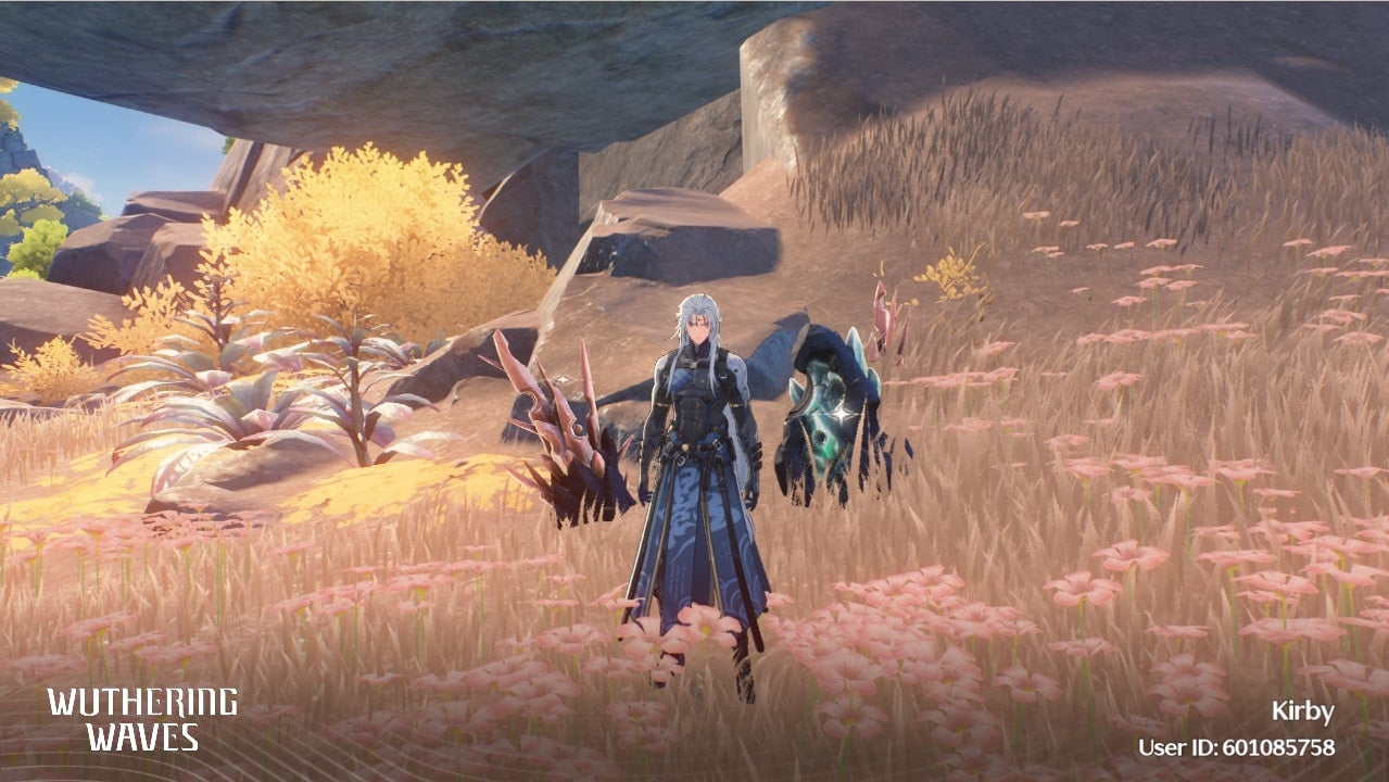 Calcharo stands beside some Scarletthorn and Floramber in Wuthering Waves - 1