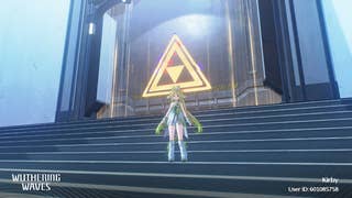 Verina stands outside the Tower of Adversity in Wuthering Waves