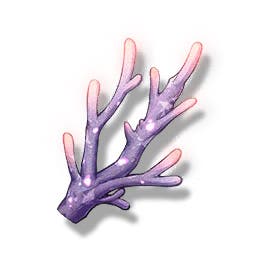 Menu view of the Violet Coral material in Wuthering Waves.