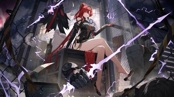 Yinlin’s splash art from Wuthering Waves on a blurred background.