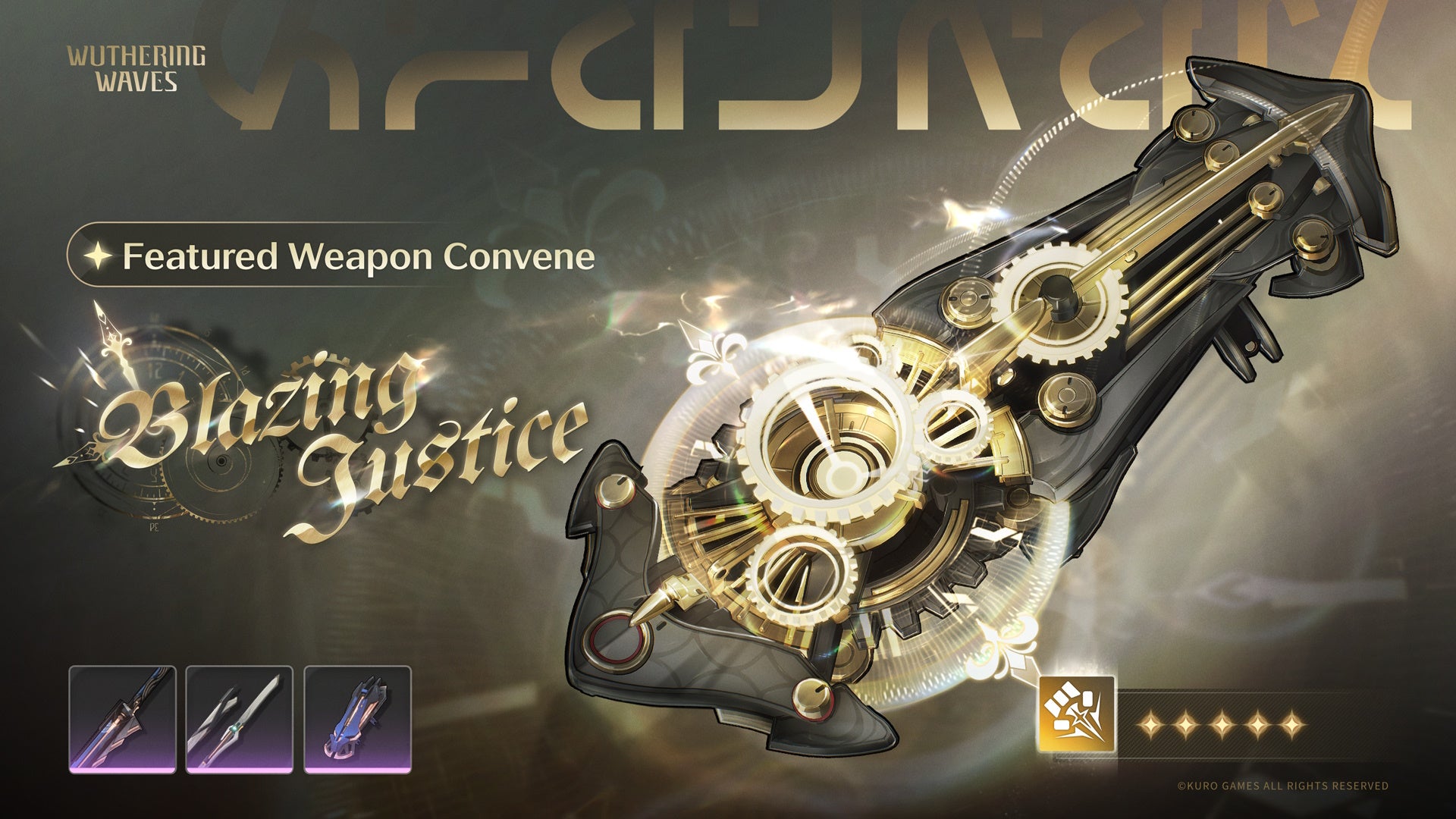 Zani&rsquo;s signature weapon Banner in version 2.3 of Wuthering Waves.