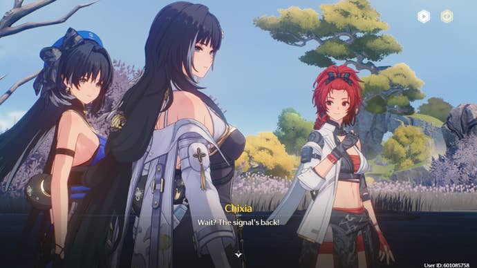 Yanyang, Chixia, and Baizhi are shown in Wuthering Waves