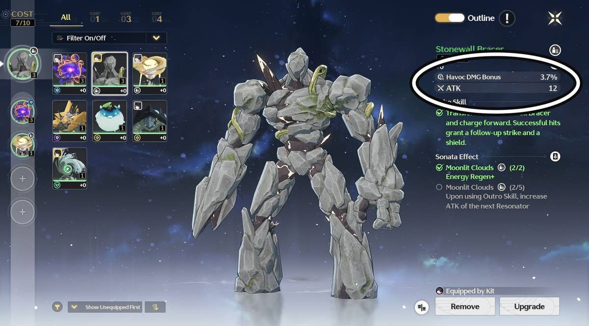 Echo Stats and Sub-Stats in Wuthering Waves explained | Eurogamer.net