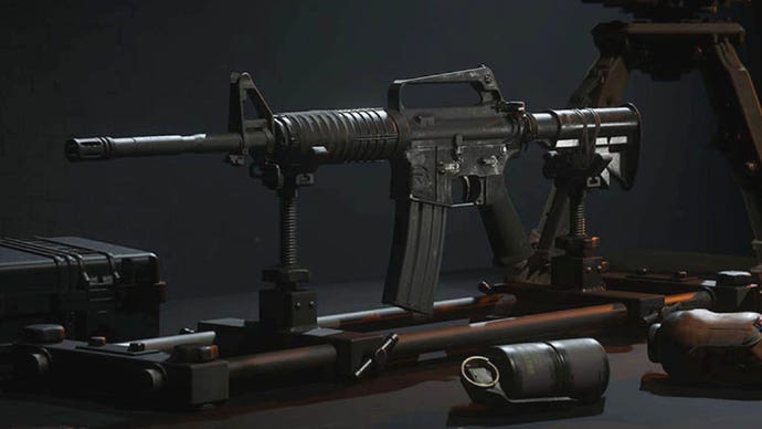 The XM4 on the gun loadout screen in Call of Duty: Black Ops 6.