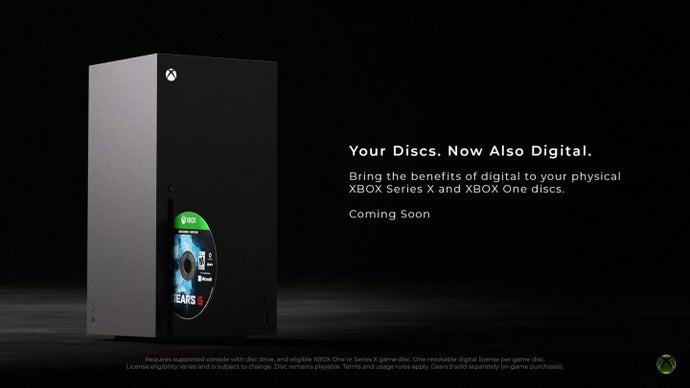 Xbox permite convertir juegos físicos a digitales