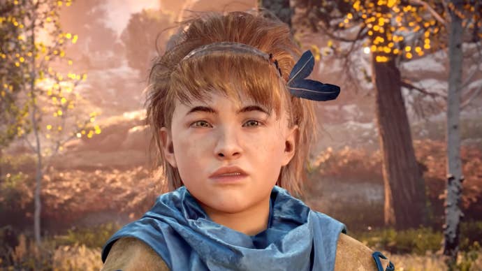 Young Aloy in Horizon Zero Dawn
