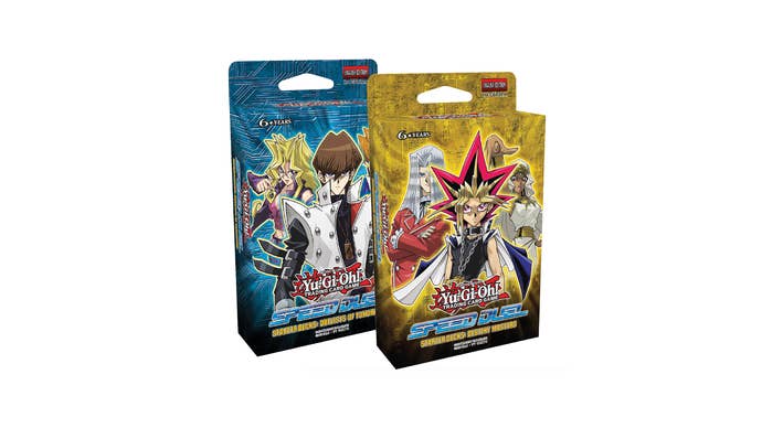 Yu-Gi-Oh card game boxes