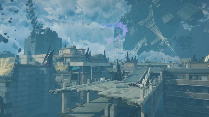 A Hollow area landscape in Zenless Zone Zero.