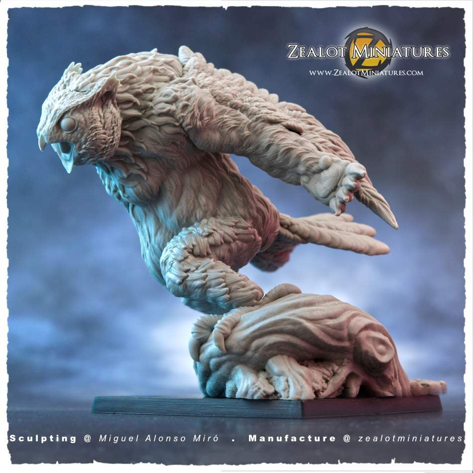 An Owlbear miniature. - 6